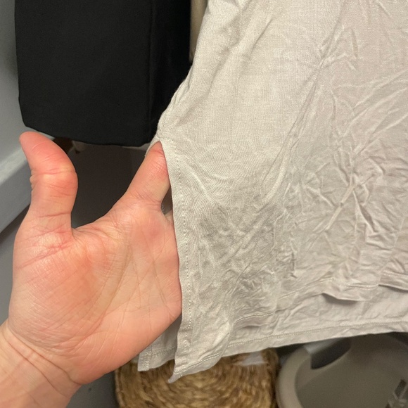 Kyte Baby Bamboo Biker Short Set in Oat Small - Picture 2 of 5